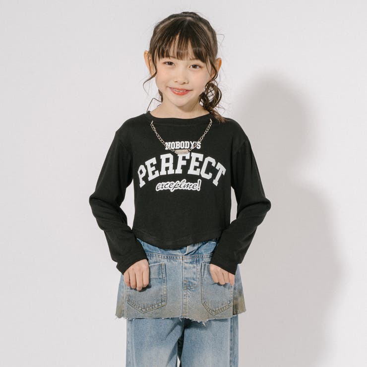 ネックレスチェーン付きロゴTシャツ[品番：VINK0003380]｜URBAN
