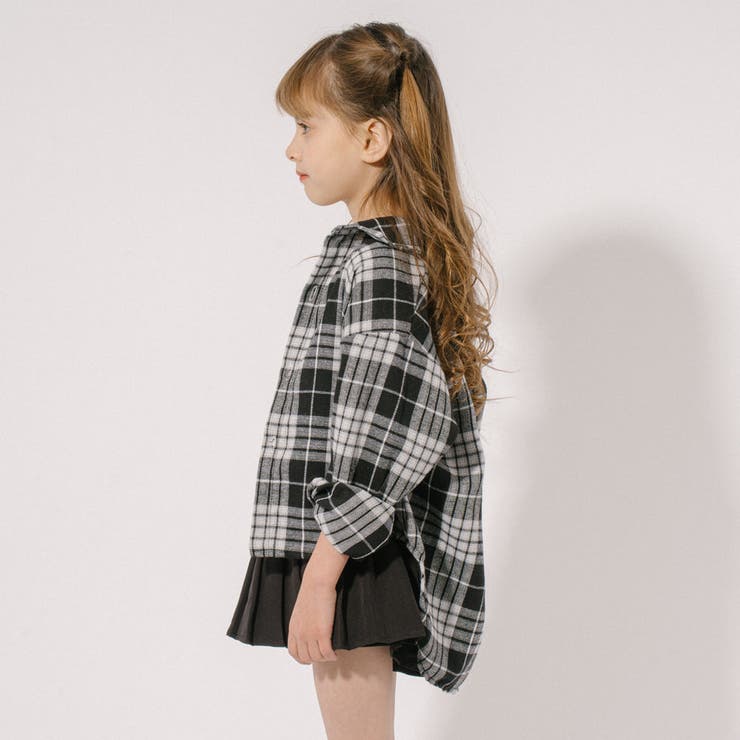 ☆バーバリー キッズ チェックシャツ サイズ150☆ オーバーサイズチェックシャツ[品番：VINK0003435]｜URBAN CHERRY