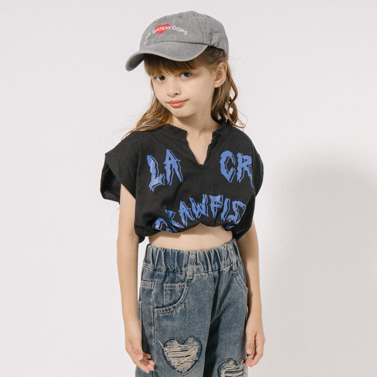 フロントギャザーロゴプリントトップス | URBAN CHERRY | 詳細画像3 