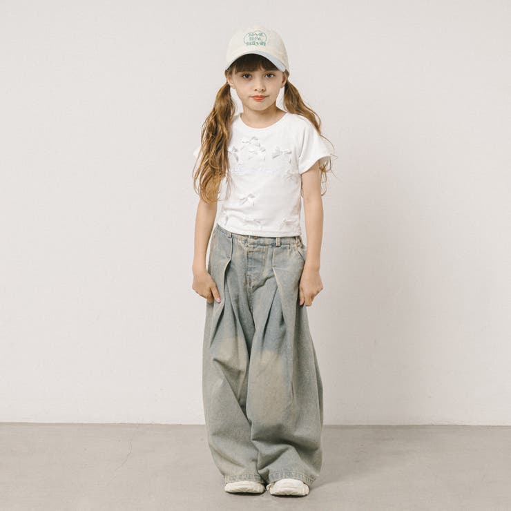 フロントロゴ刺繍リボンTシャツ | URBAN CHERRY | 詳細画像15 