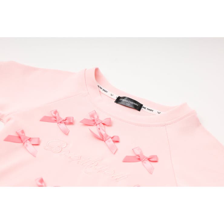 フロントロゴ刺繍リボンTシャツ | URBAN CHERRY | 詳細画像9 