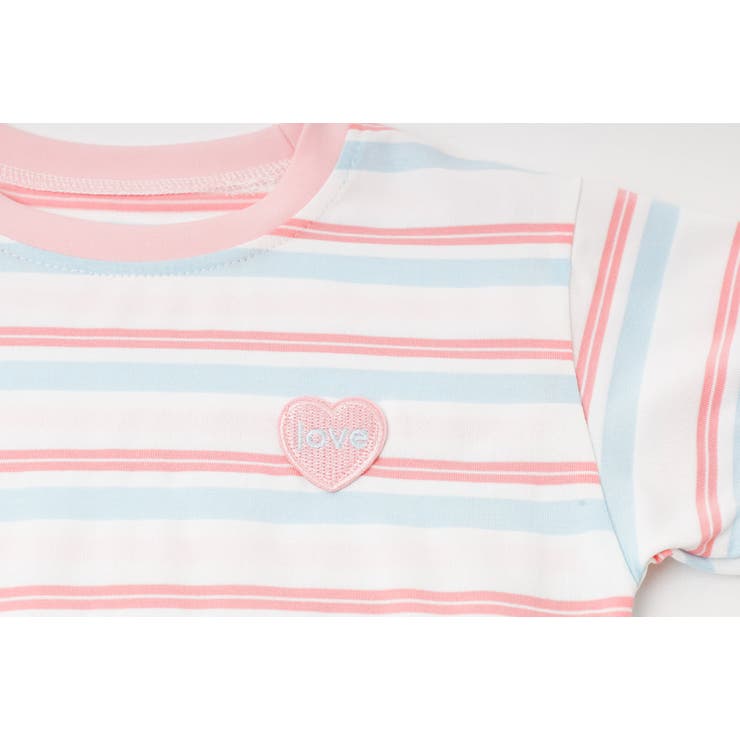 ワンポイントハートロゴマルチボーダーTシャツ | URBAN CHERRY | 詳細画像24 