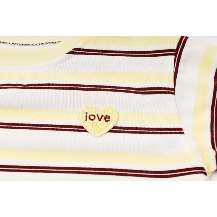 ワンポイントハートロゴマルチボーダーTシャツ | URBAN CHERRY | 詳細画像26 