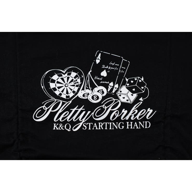 【綿100%】丈が変わる2wayドローストコード付きポーカープリントロンT | URBAN CHERRY | 詳細画像43