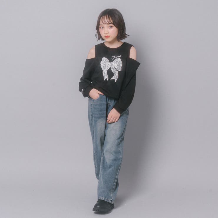 【CHIPIE/シピ】レースリボン刺繍カットショルダートレーナー | URBAN CHERRY | 詳細画像40 