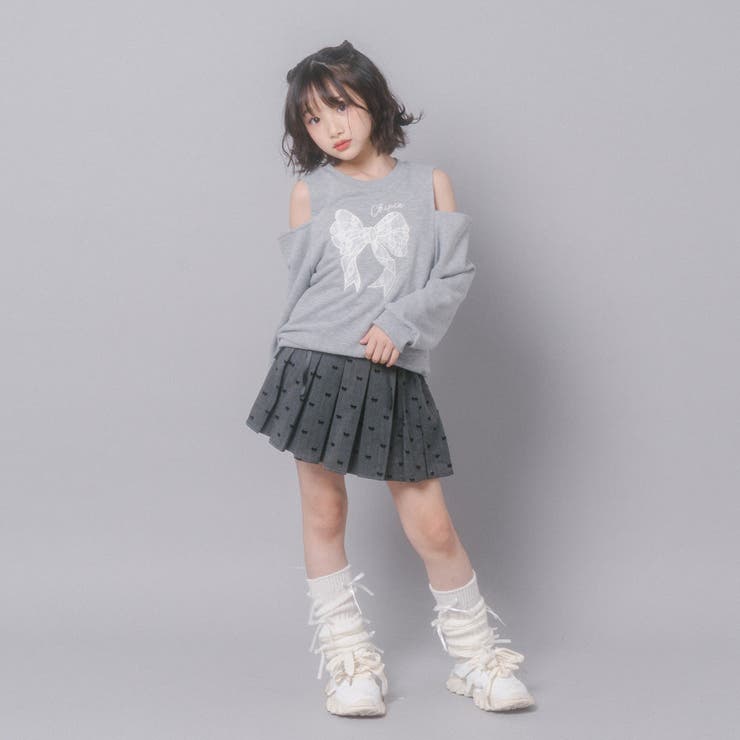 【CHIPIE/シピ】レースリボン刺繍カットショルダートレーナー | URBAN CHERRY | 詳細画像45 