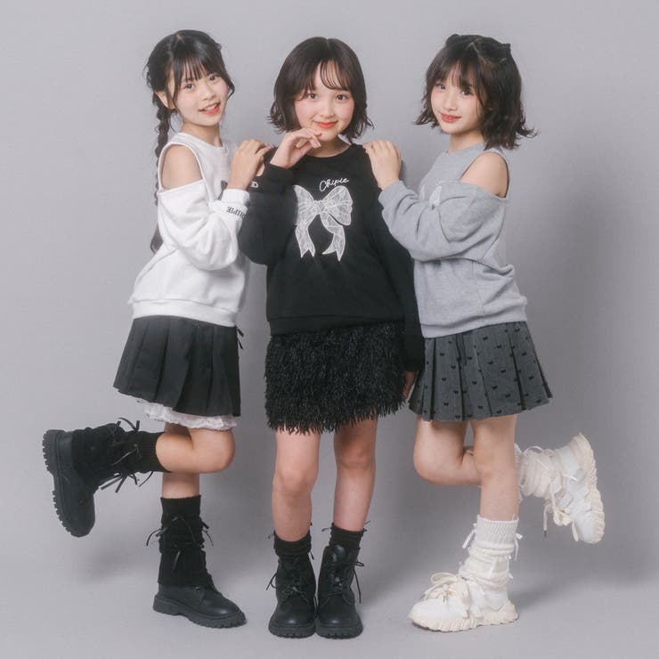 【CHIPIE/シピ】レースリボン刺繍カットショルダートレーナー | URBAN CHERRY | 詳細画像53 