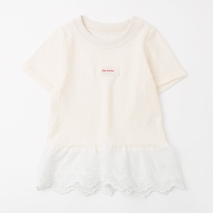 ワンポイントロゴデザインカットワークレーストップス | URBAN CHERRY | 詳細画像4 