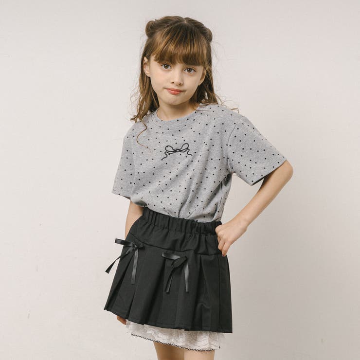 ワンポイントリボンロゴミニドットTシャツ | URBAN CHERRY | 詳細画像12 