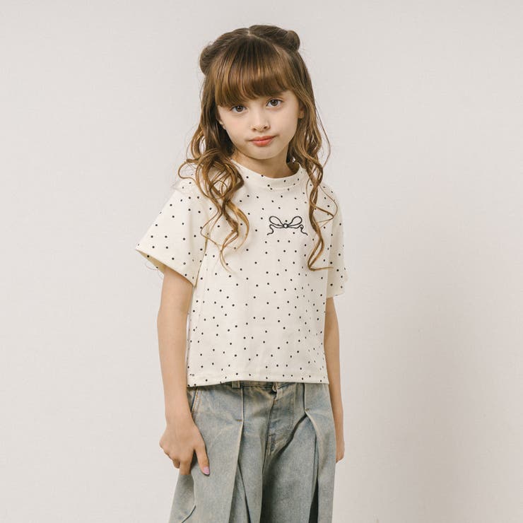 ワンポイントリボンロゴミニドットTシャツ | URBAN CHERRY | 詳細画像24 