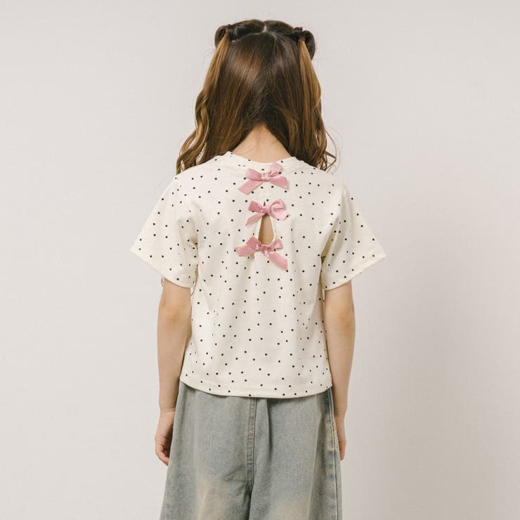 ワンポイントリボンロゴミニドットTシャツ | URBAN CHERRY | 詳細画像8 