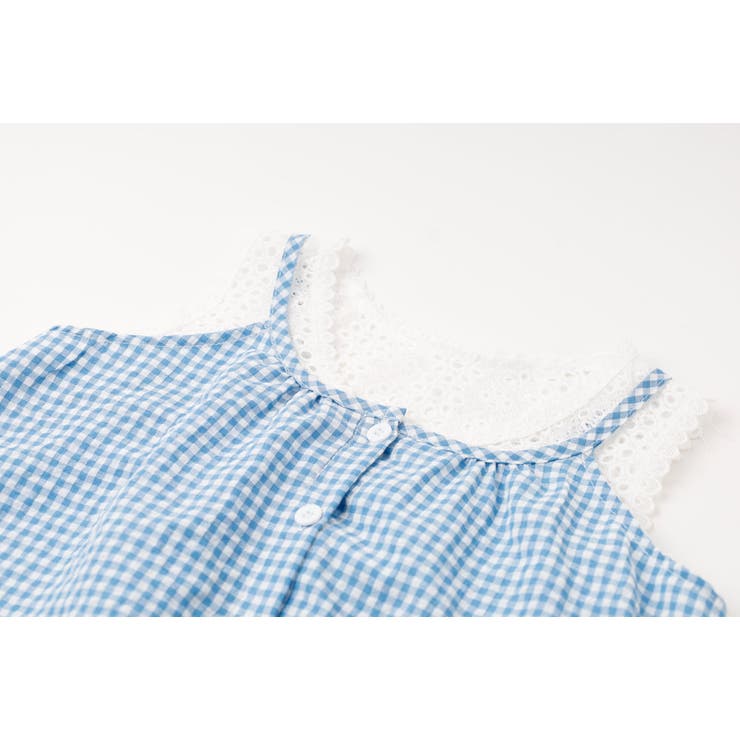 ギンガムチェックフロントリボンノースリーブトップス | URBAN CHERRY | 詳細画像10 