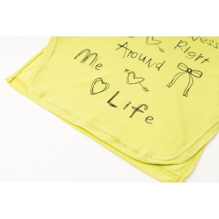 手書ロゴプリントシアーカラートップス | URBAN CHERRY | 詳細画像17 