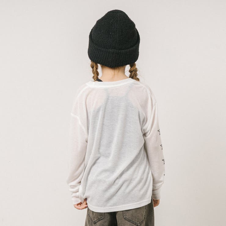 手書ロゴプリントシアーカラートップス | URBAN CHERRY | 詳細画像8 