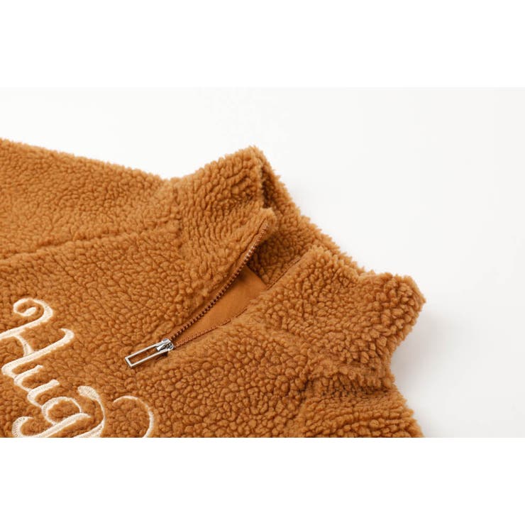 ハートロゴ刺繍スタンドカラーハーフジップトップス | URBAN CHERRY | 詳細画像29 