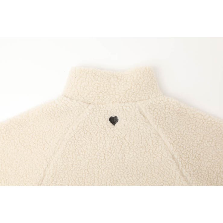 ハートロゴ刺繍スタンドカラーハーフジップトップス | URBAN CHERRY | 詳細画像37 