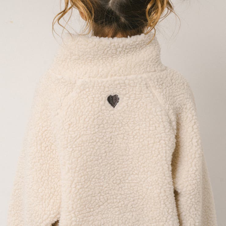 ハートロゴ刺繍スタンドカラーハーフジップトップス | URBAN CHERRY | 詳細画像38 