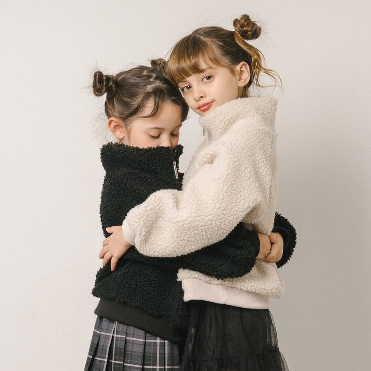 ハートロゴ刺繍スタンドカラーハーフジップトップス | URBAN CHERRY | 詳細画像53 