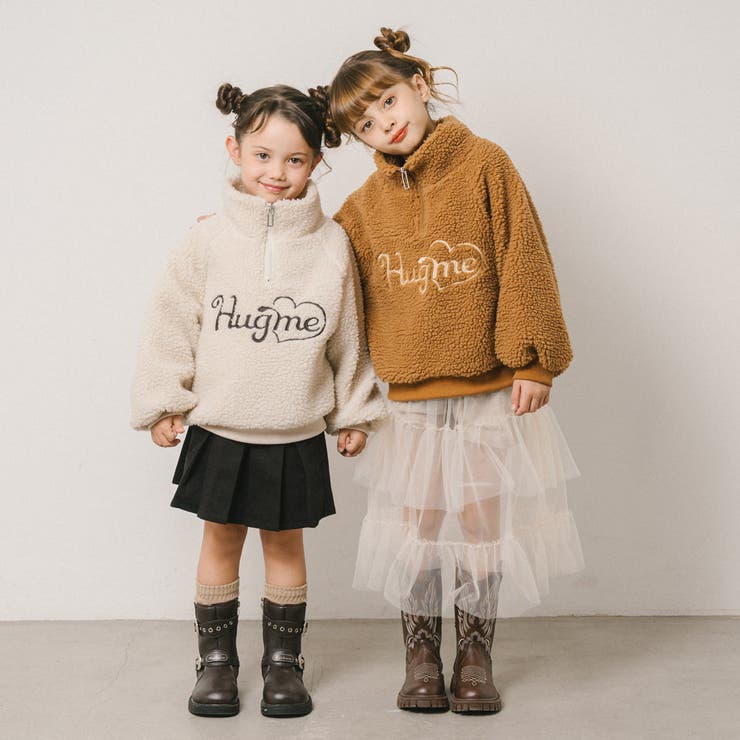 ハートロゴ刺繍スタンドカラーハーフジップトップス | URBAN CHERRY | 詳細画像65 