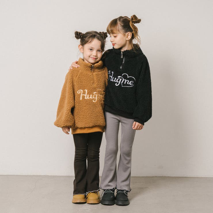 ハートロゴ刺繍スタンドカラーハーフジップトップス | URBAN CHERRY | 詳細画像68 