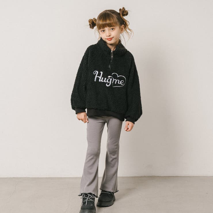 ハートロゴ刺繍スタンドカラーハーフジップトップス | URBAN CHERRY | 詳細画像70 