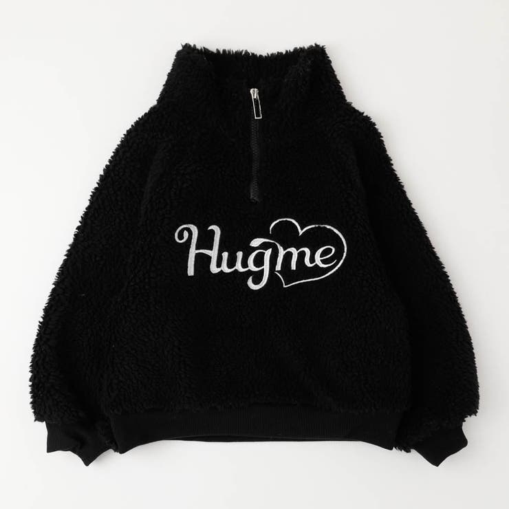 ハートロゴ刺繍スタンドカラーハーフジップトップス | URBAN CHERRY | 詳細画像8 