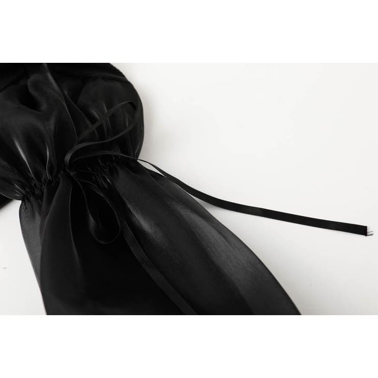 シアーパフスリーブリボンリブトップス | URBAN CHERRY | 詳細画像16 