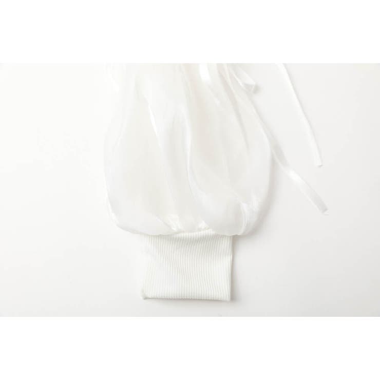 シアーパフスリーブリボンリブトップス | URBAN CHERRY | 詳細画像21 