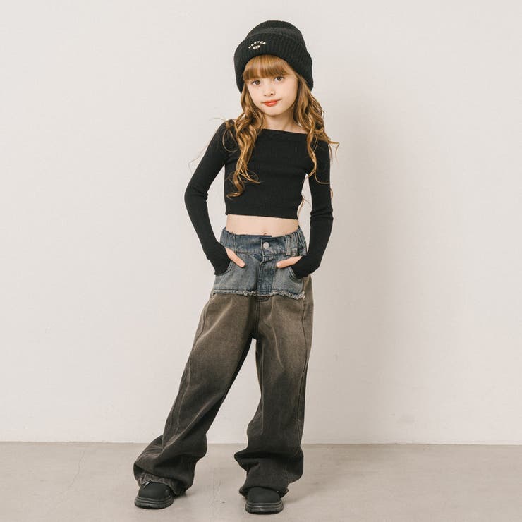 フィンガーホール付きクロップドリブニットトップス | URBAN CHERRY | 詳細画像10 