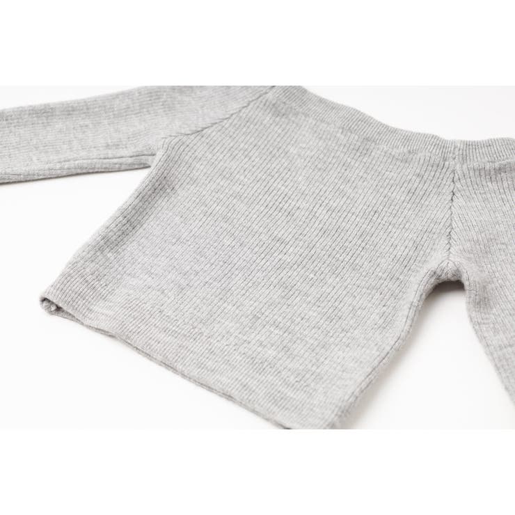 フィンガーホール付きクロップドリブニットトップス | URBAN CHERRY | 詳細画像15 