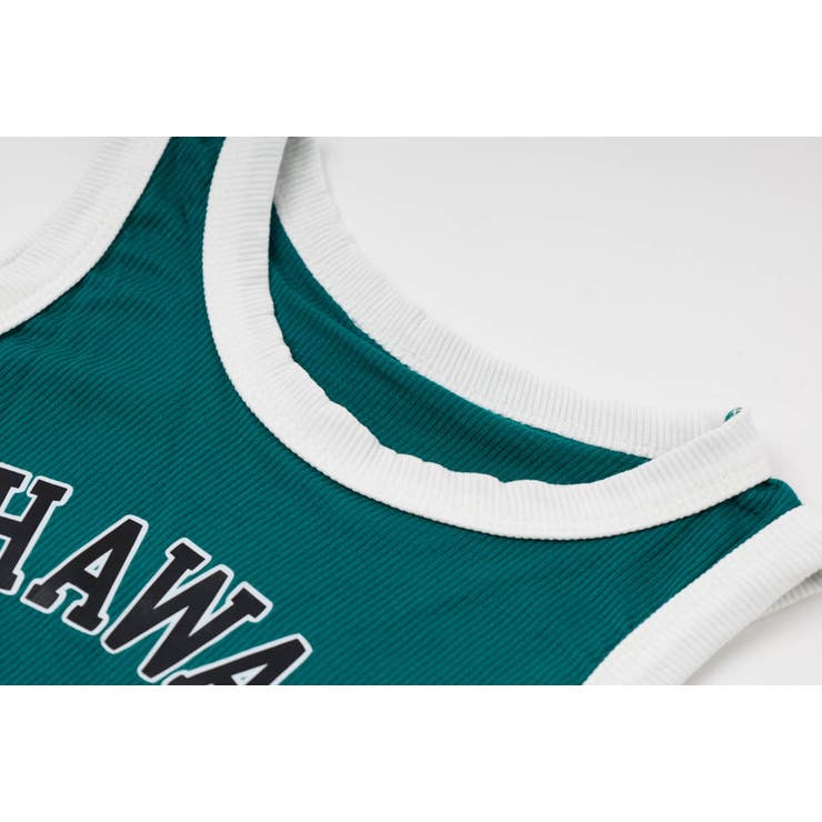 配色パイピングロゴタンクトップ | URBAN CHERRY | 詳細画像16 