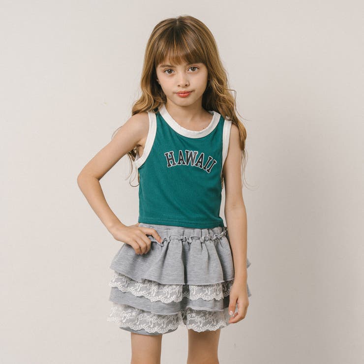 配色パイピングロゴタンクトップ | URBAN CHERRY | 詳細画像4 