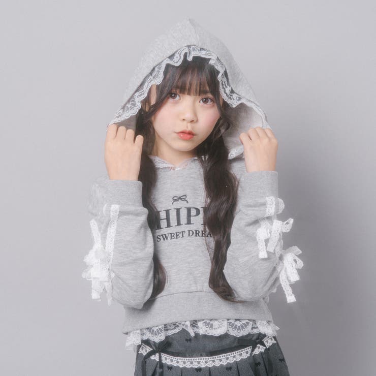 【CHIPIE/シピ】レースリボンラインフーディー | URBAN CHERRY | 詳細画像3 