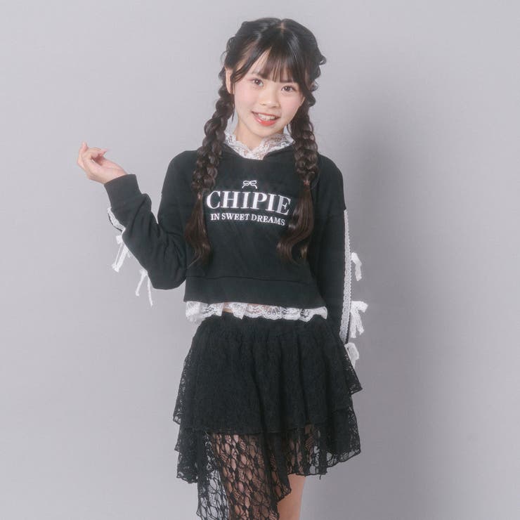 【CHIPIE/シピ】レースリボンラインフーディー | URBAN CHERRY | 詳細画像44 