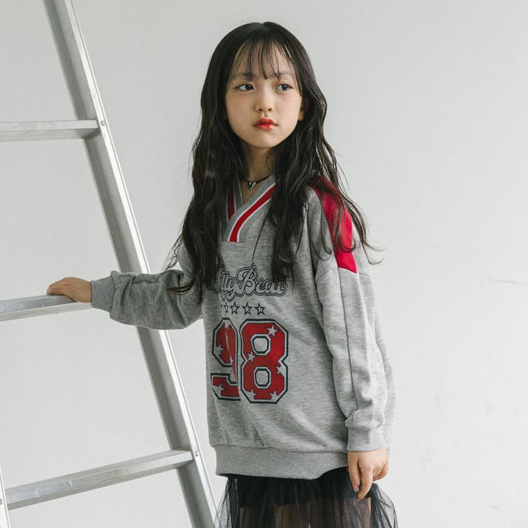 【U.TRACK/ユードットトラック】オーバーサイズVネックロゴトップス | URBAN CHERRY | 詳細画像20 