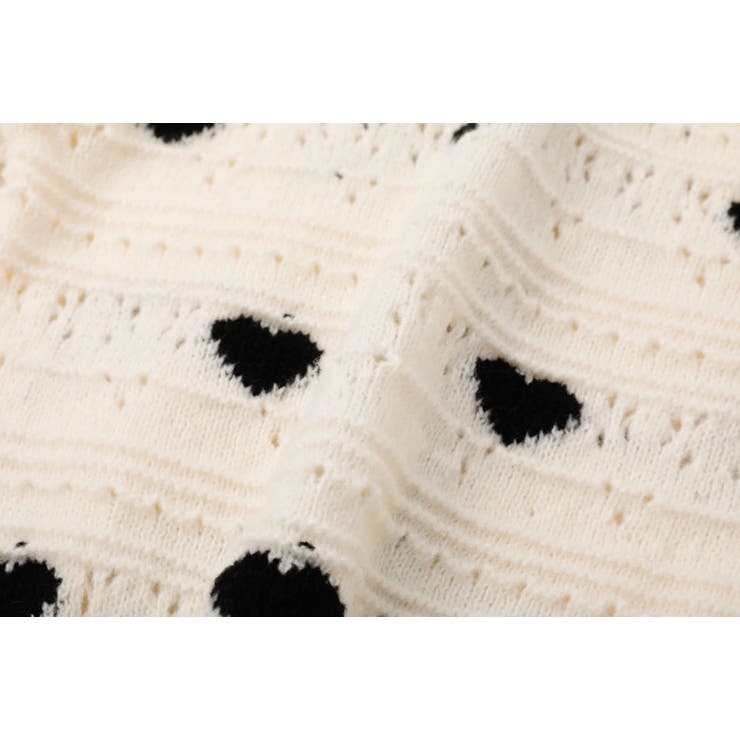 ネックスカラップハートデザインニットカーディガン | URBAN CHERRY | 詳細画像15 