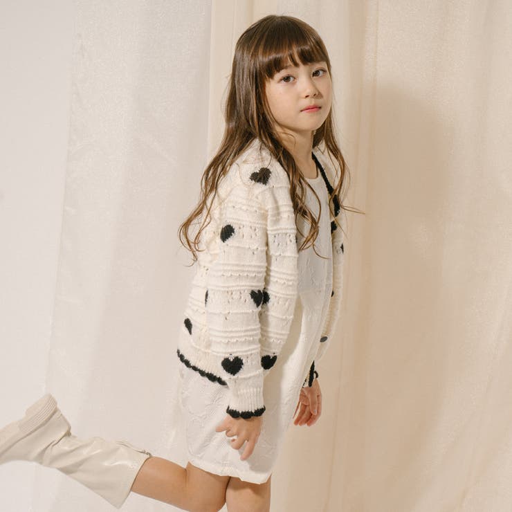 ネックスカラップハートデザインニットカーディガン | URBAN CHERRY | 詳細画像16 