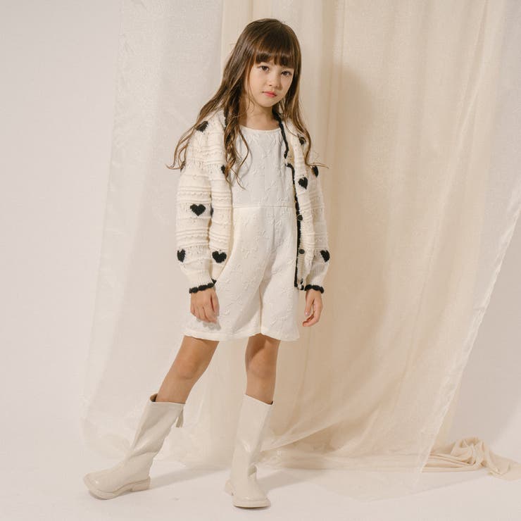 ネックスカラップハートデザインニットカーディガン | URBAN CHERRY | 詳細画像3 