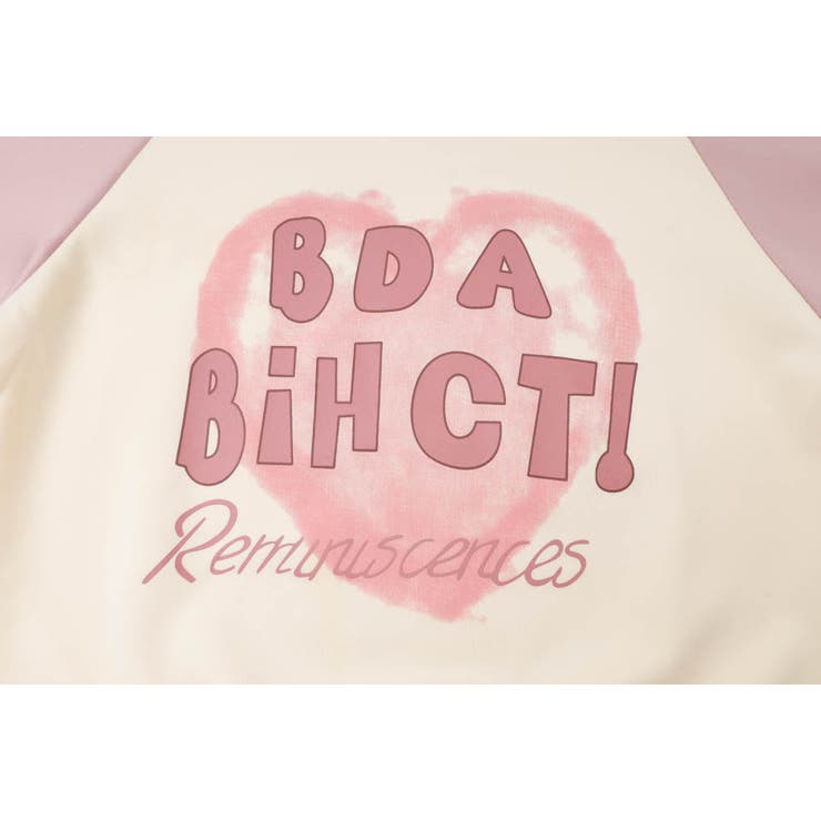 ハートプリントデザインラグラントレーナー | URBAN CHERRY | 詳細画像20 