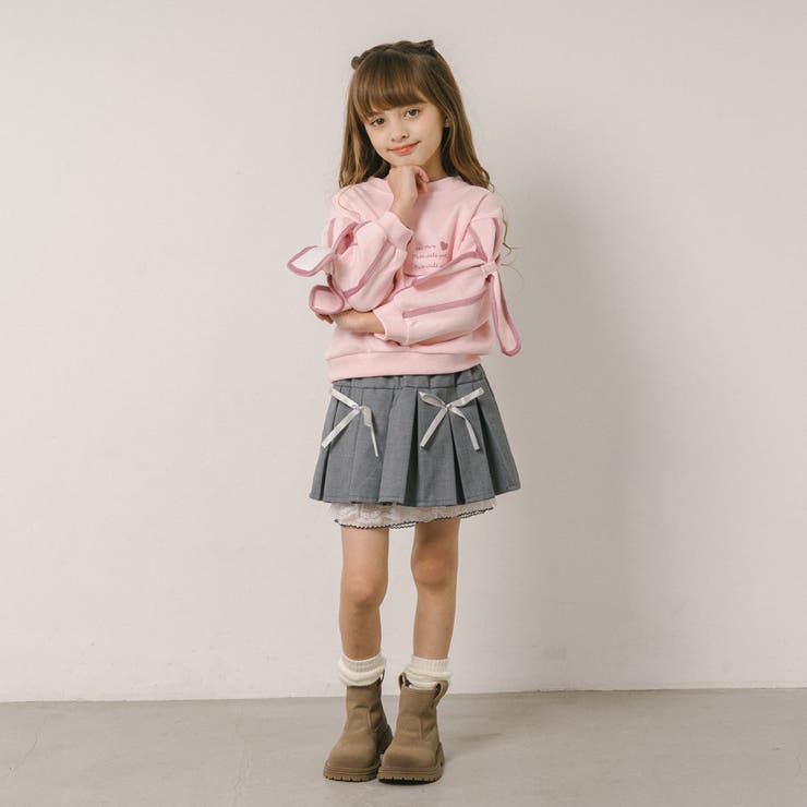 リボンショルダーデザイントレーナー | URBAN CHERRY | 詳細画像9 