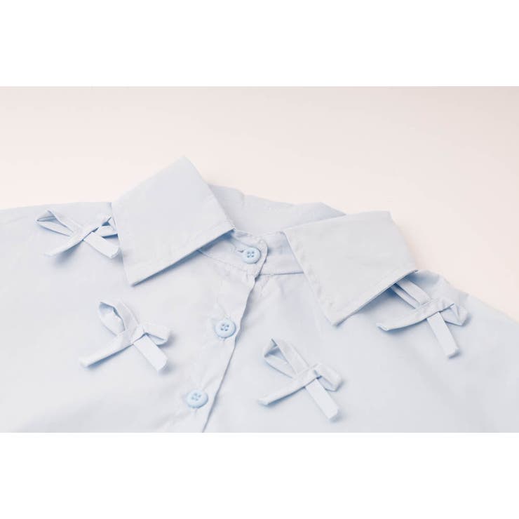 リボンデザインクロップドシャツ | URBAN CHERRY | 詳細画像10 