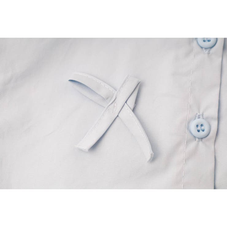 リボンデザインクロップドシャツ | URBAN CHERRY | 詳細画像12 