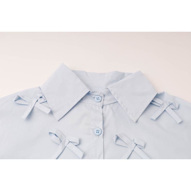 リボンデザインクロップドシャツ | URBAN CHERRY | 詳細画像13 