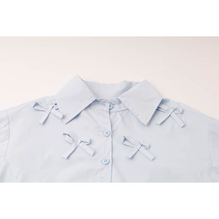 リボンデザインクロップドシャツ | URBAN CHERRY | 詳細画像14 