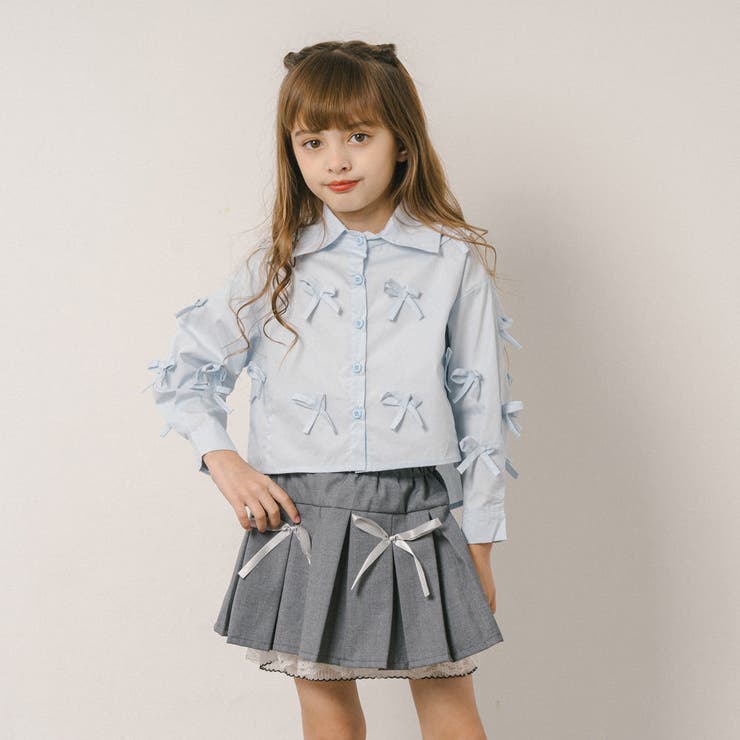 リボンデザインクロップドシャツ | URBAN CHERRY | 詳細画像21 