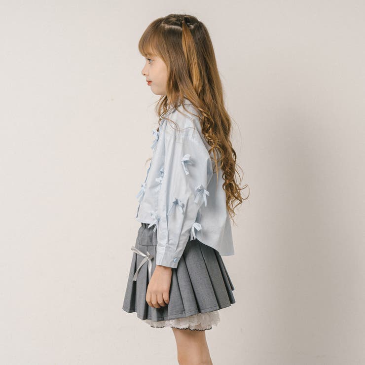 リボンデザインクロップドシャツ | URBAN CHERRY | 詳細画像5 