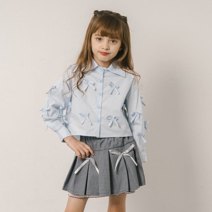 リボンデザインクロップドシャツ | URBAN CHERRY | 詳細画像8 