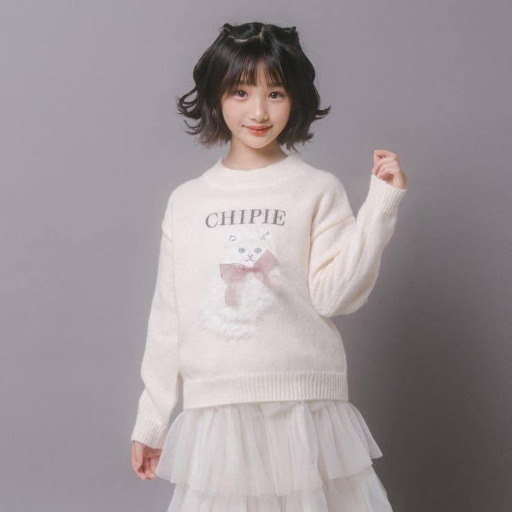 【CHIPIE/シピ】ふわふわシャギーキャットデザインニット | URBAN CHERRY | 詳細画像14 