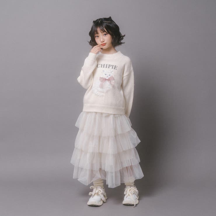 【CHIPIE/シピ】ふわふわシャギーキャットデザインニット | URBAN CHERRY | 詳細画像15 