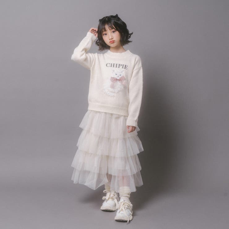 【CHIPIE/シピ】ふわふわシャギーキャットデザインニット | URBAN CHERRY | 詳細画像16 